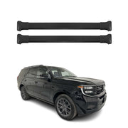2025 Ford Expedition Roof Rack Cross Bars Luggage Carrier Black 2Pcs