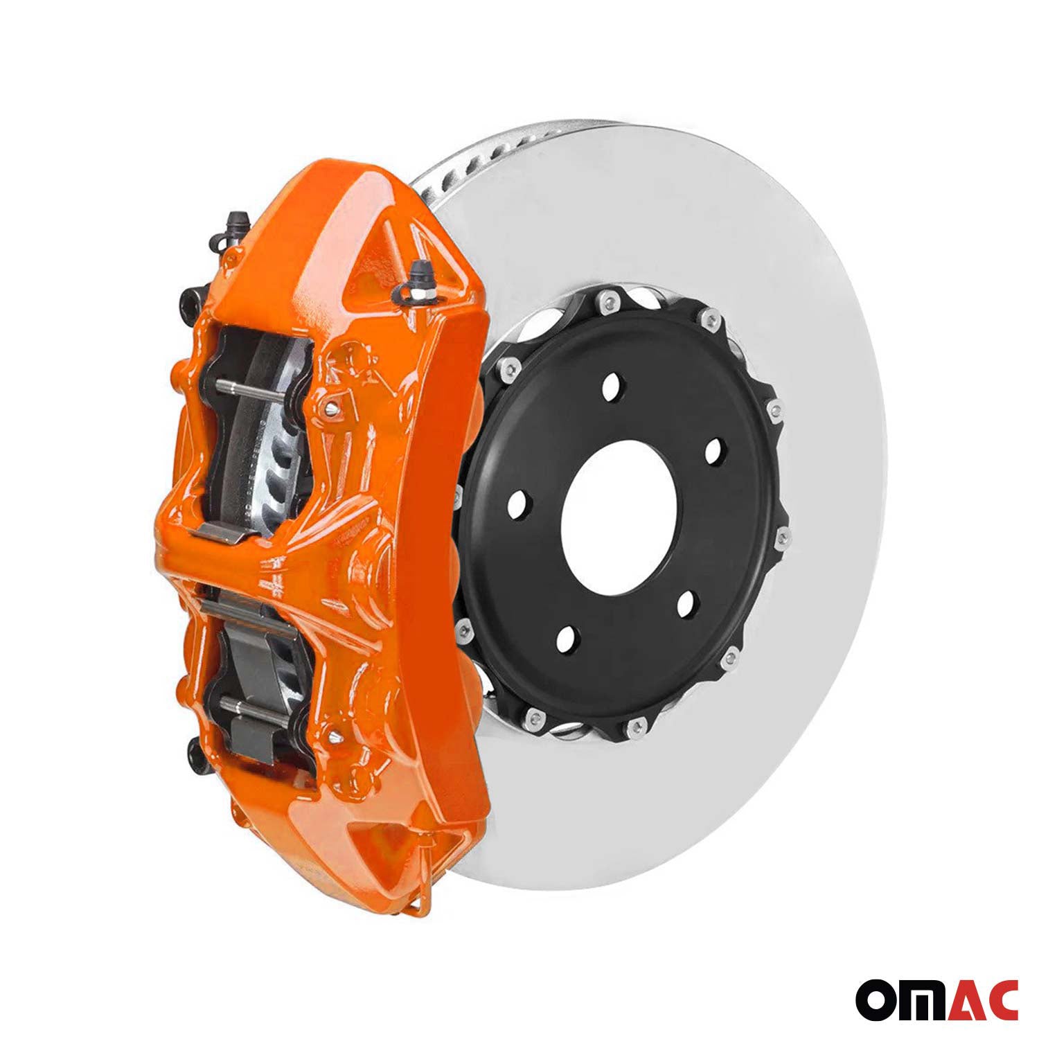 OMAC Brake Caliper Epoxy Based Car Paint Kit Arizona Orange Glossy High-Temp