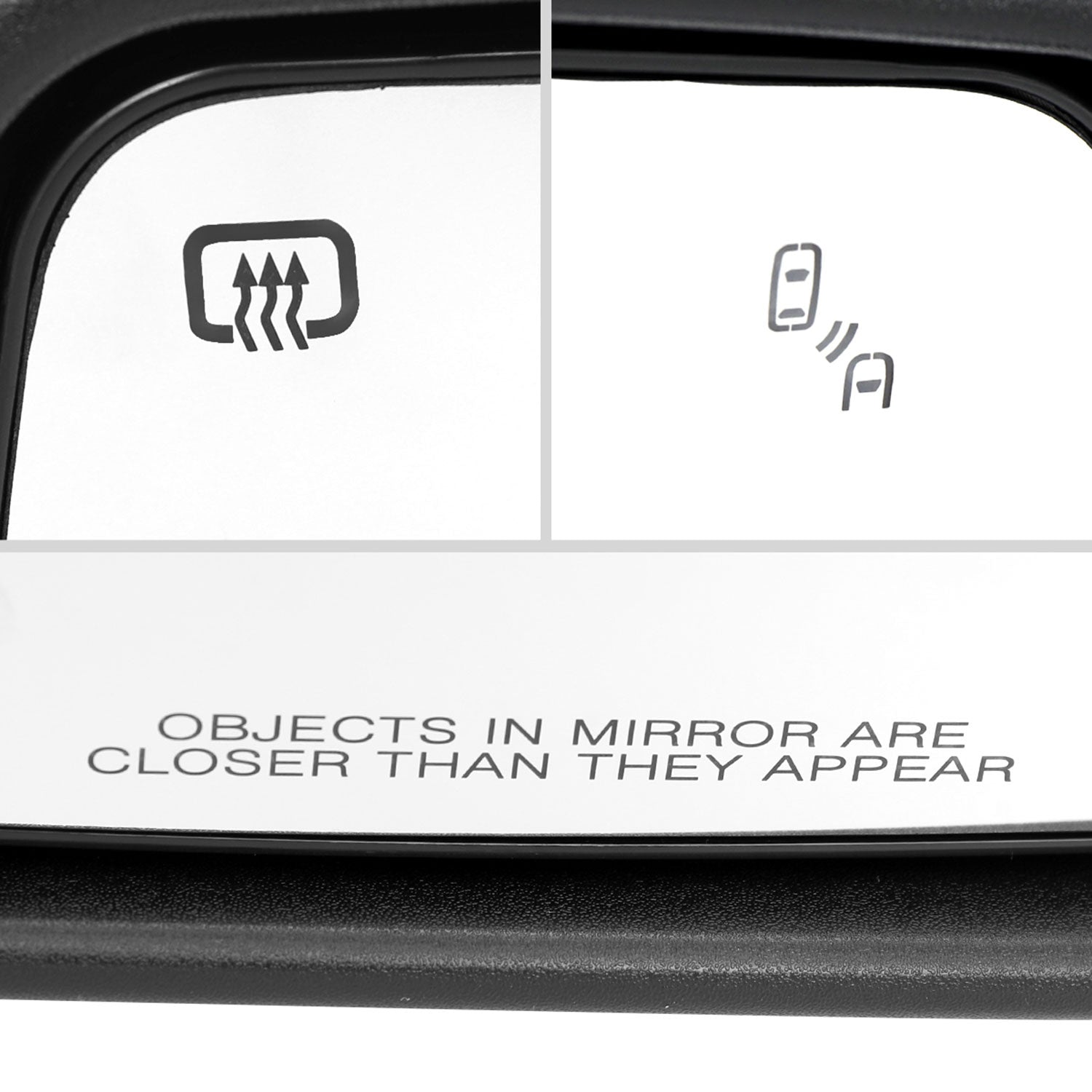 2019-2024 Chevy Silverado 1500 Black Auto-Fold Side Mirror Passenger Side