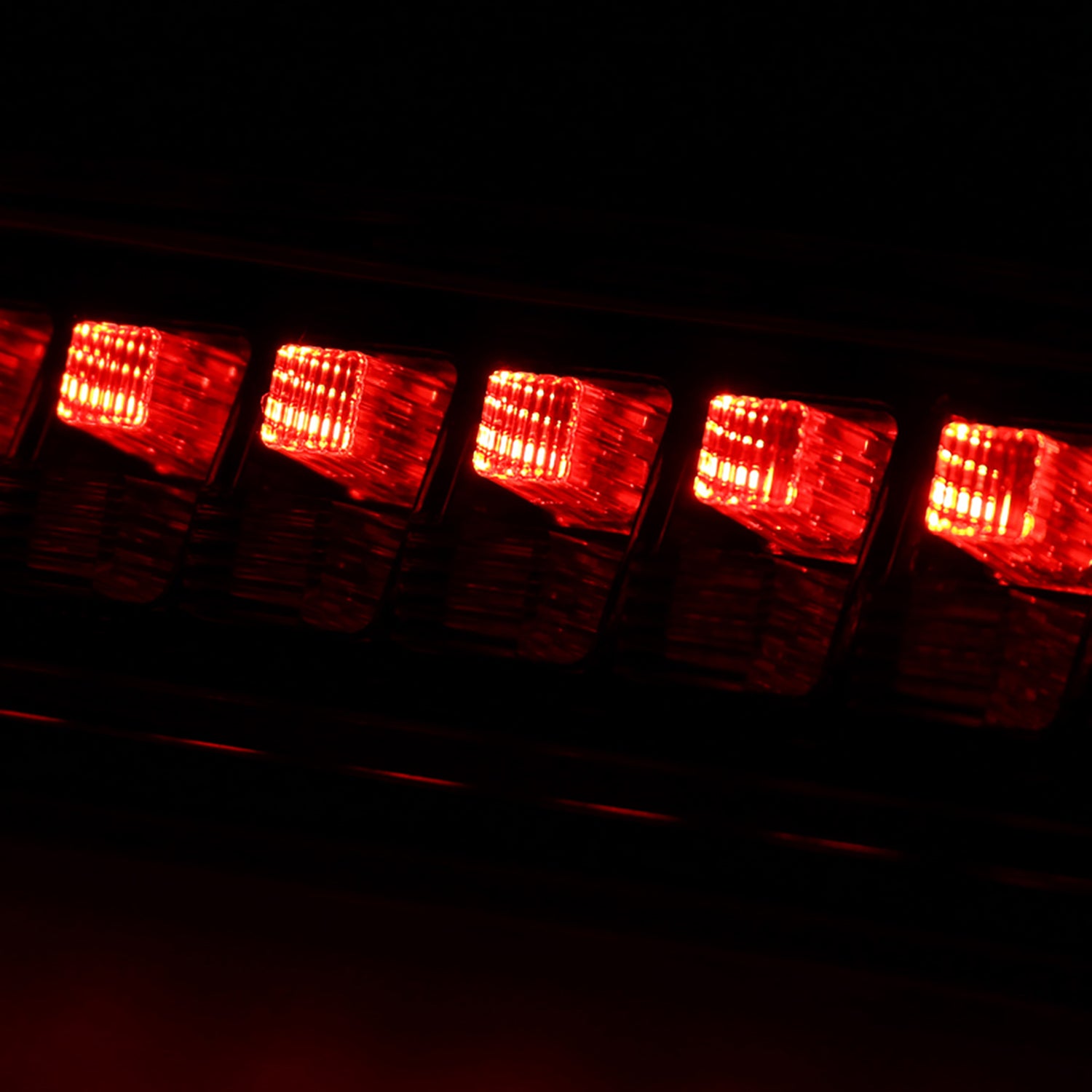 1993-2016 Ford F-250/350/450/550/Ranger LED 3rd Brake Tail Light Matt Black