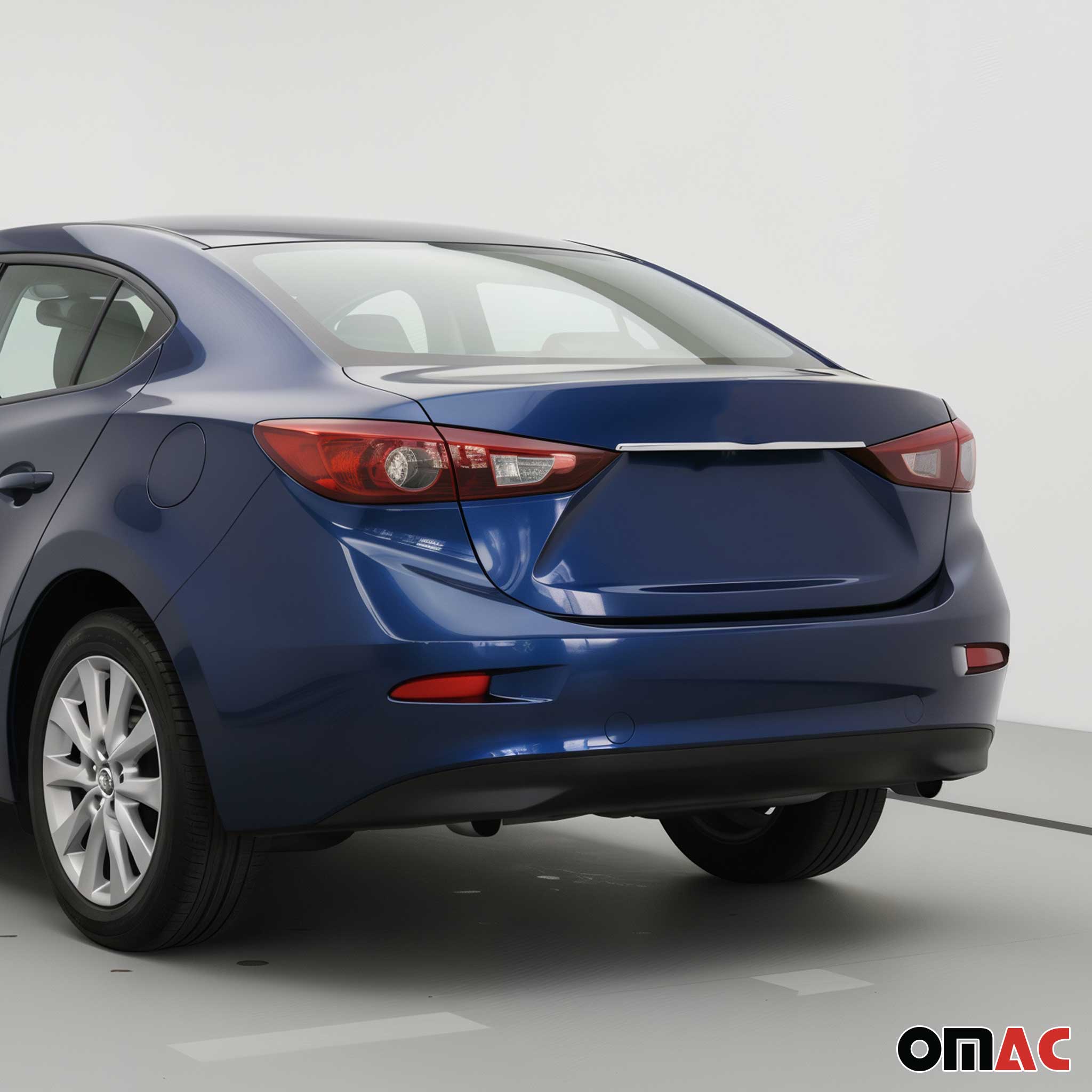 2014-2018 Mazda 3 Sedan Rear Trunk Tailgate Door Handle Cover Stainless Steel Silver 1Pc