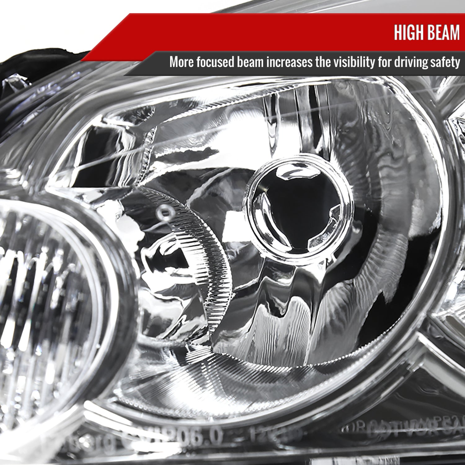 2006-2013 Chevy Impala / Impala Limited /Monte Carlo Headlights Amber & Chrome