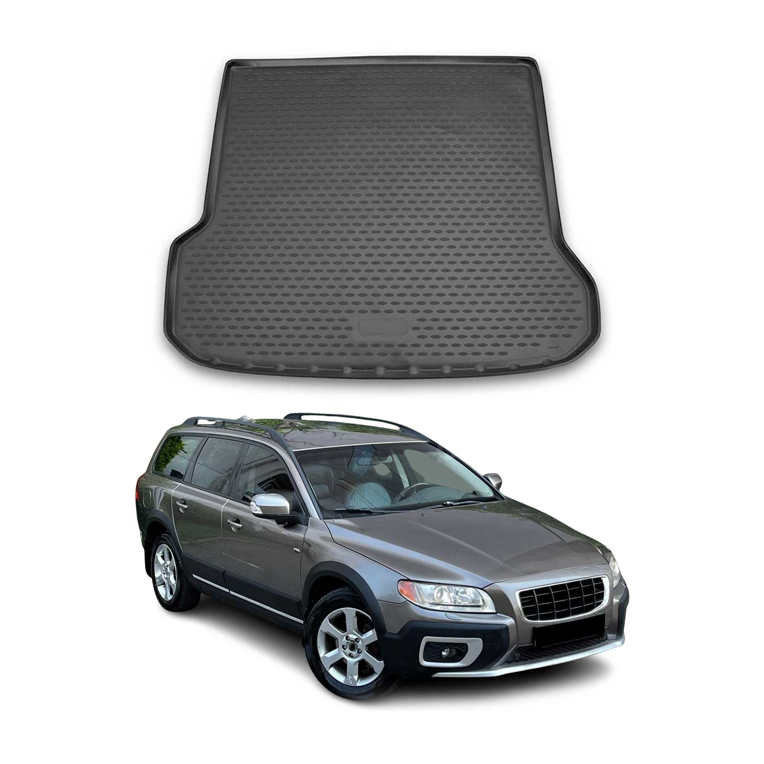 2008-2016 Volvo XC70 Cargo Liner Trunk Mat All Weather Black