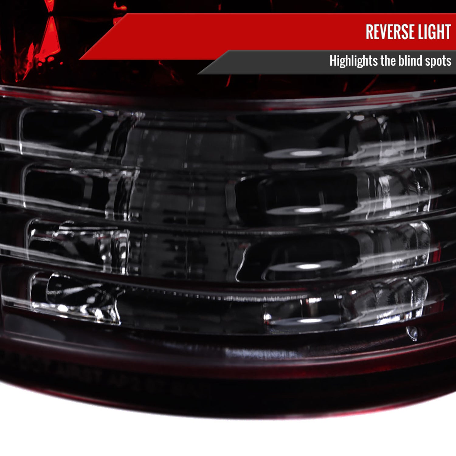 1988-2000 Chevy C10/Silverado/Tahoe/Suburban LED Tail Lights Chrome/Red Smoke