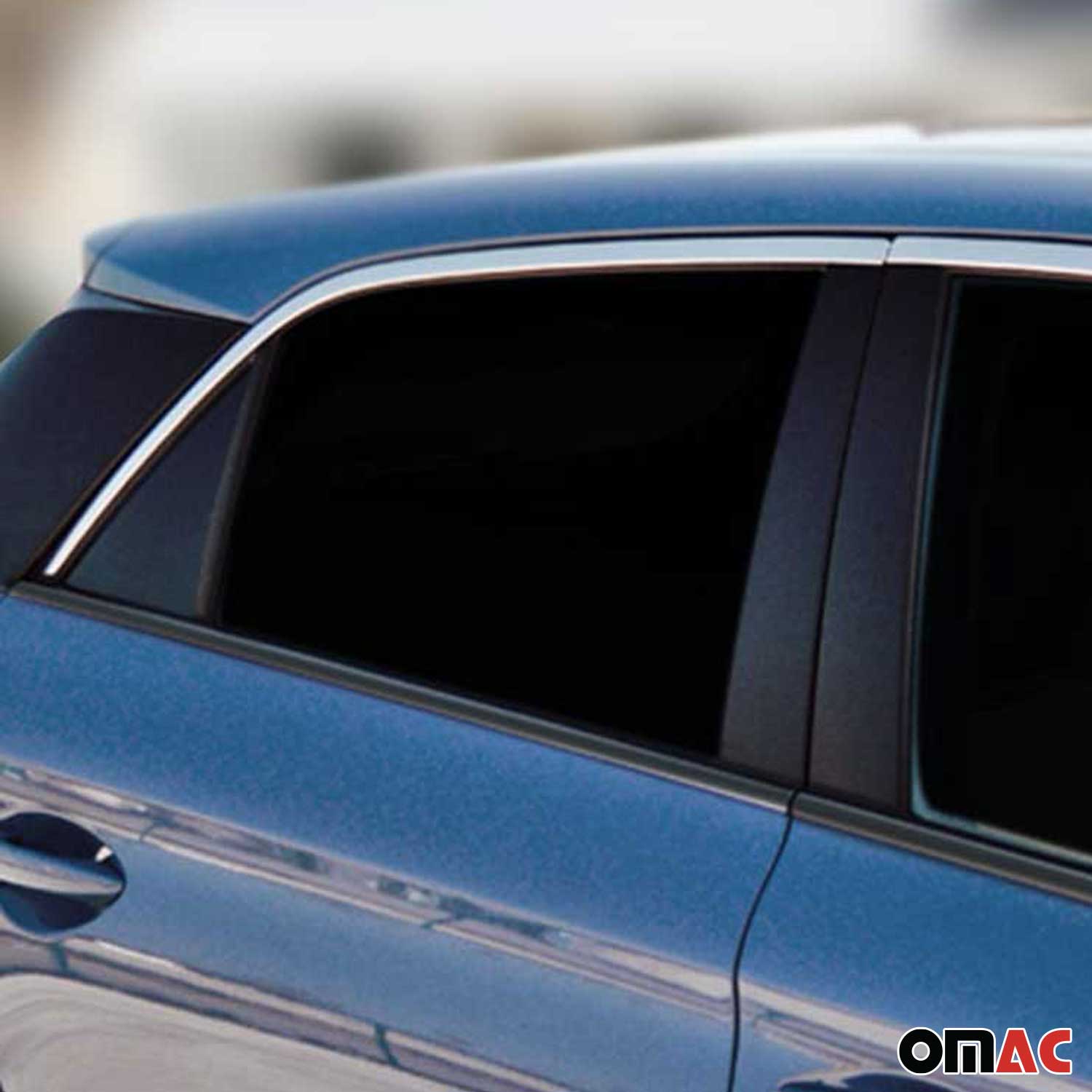 2016-2021 Hyundai Tucson Window Molding Trim Streamer Stainless Steel Silver 10 Pcs