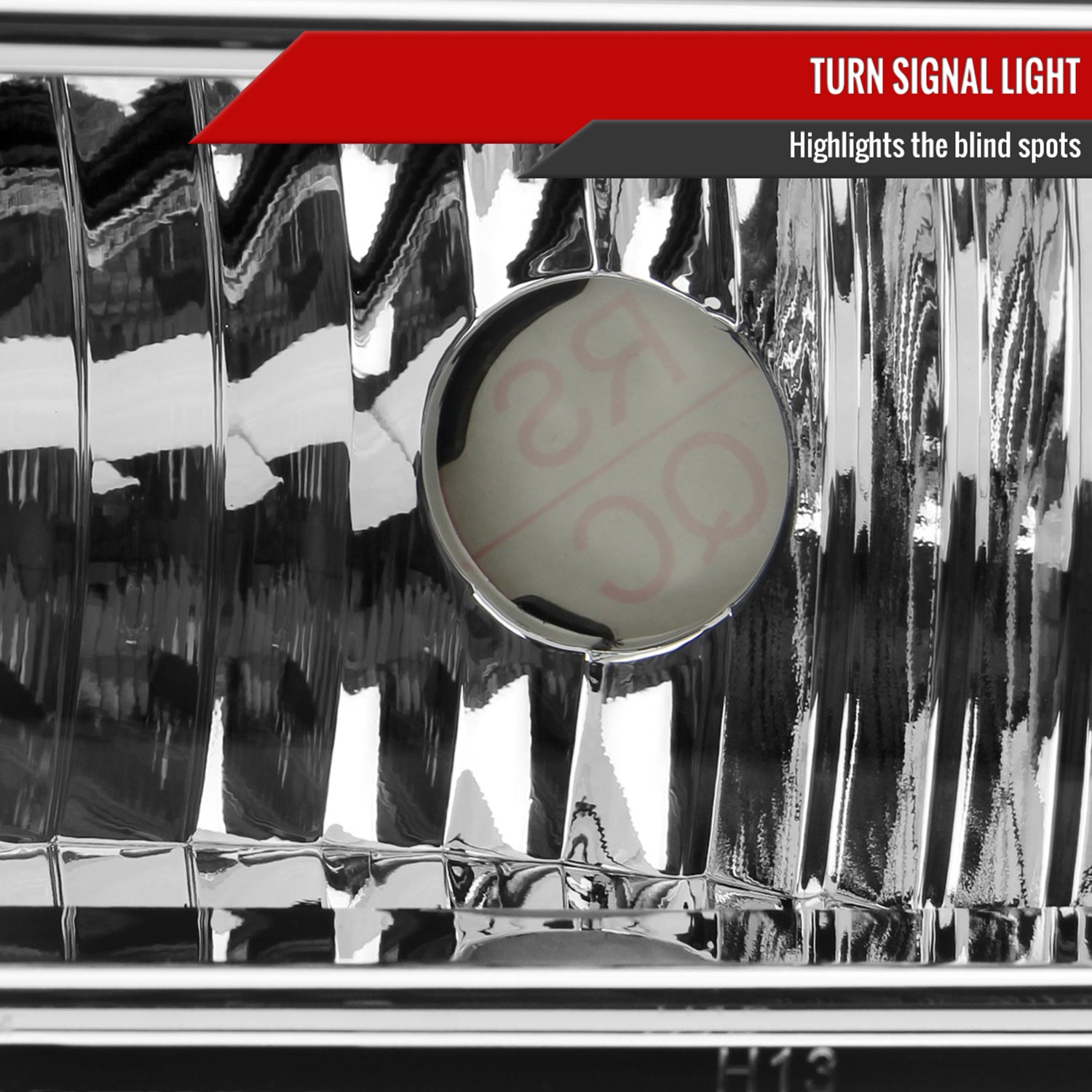 2005-2007 Ford F-250/350/450/550/Excursion Crystal Headlights LED Light Chrome