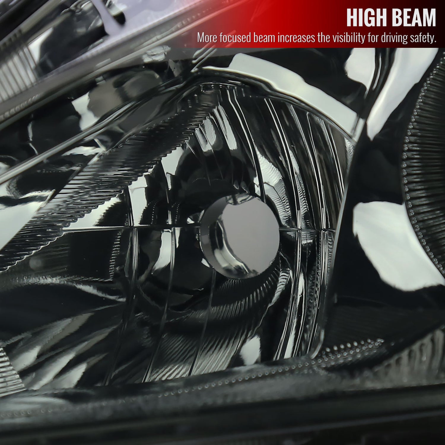 2013-2015 Nissan Altima Sedan Projector Headlights Chrome Housing/Smoke Lens