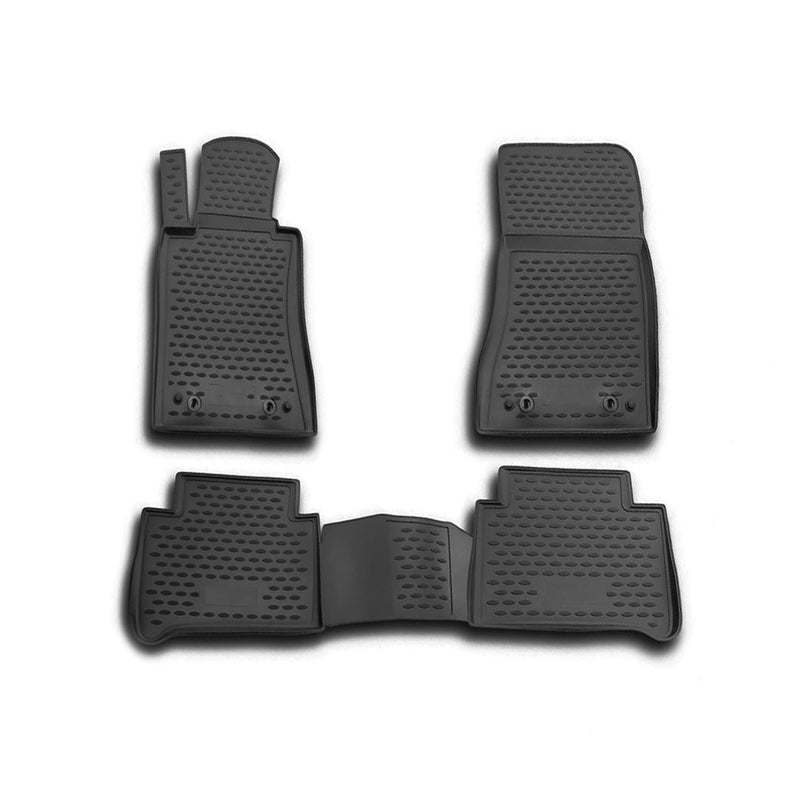 2004-2009 Mercedes E Class W211 S211 Floor Mats Liners Full Set All Weather Black