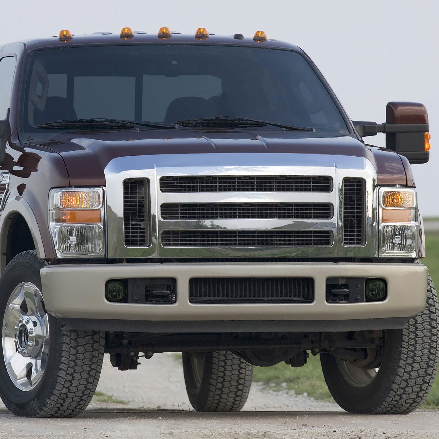 1999-2004 Ford F-250/F-350/Excursion H10 Fog Lights Chrome/Smoke Lens