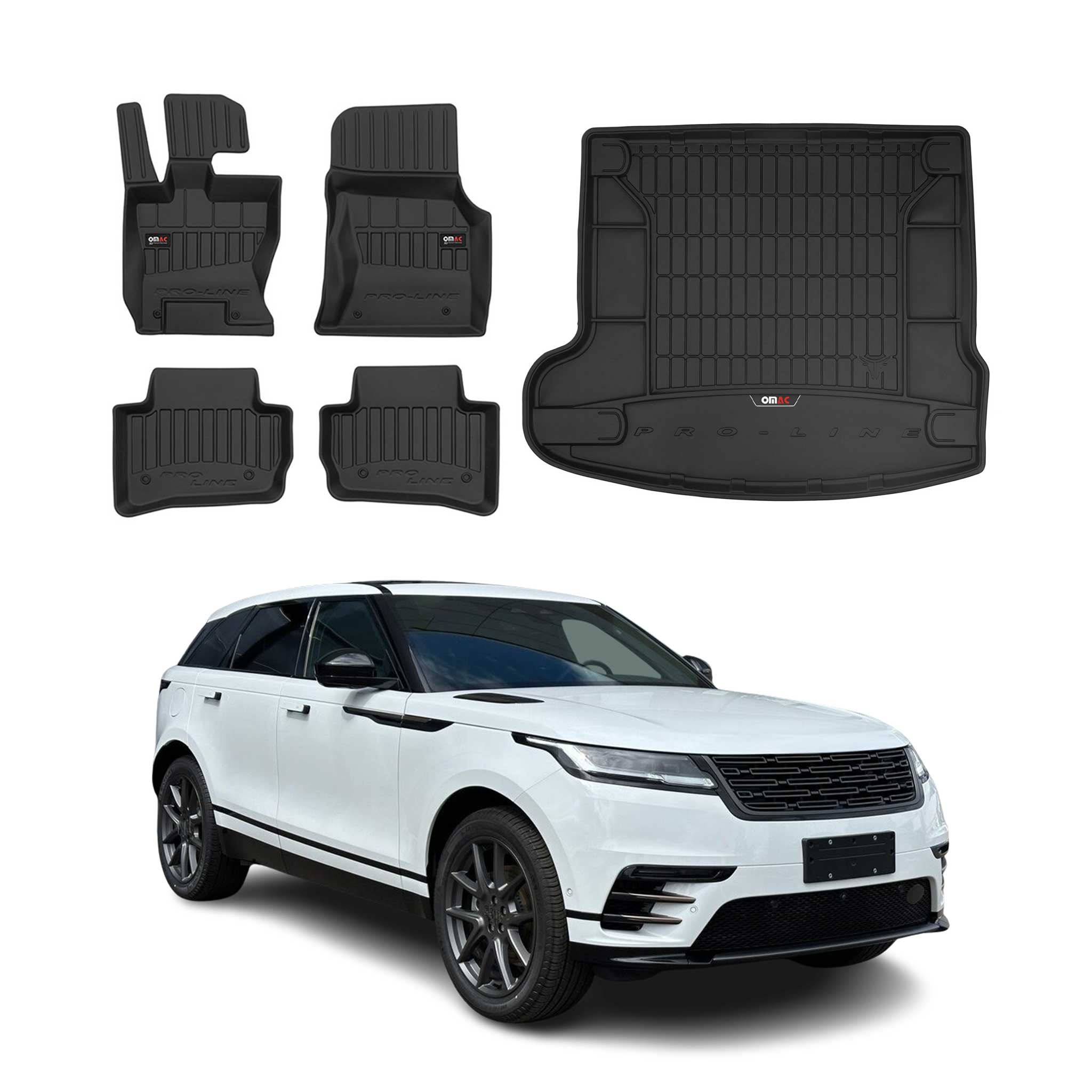 2018-2026 Land Rover Range Rover Velar Premium Floor Mats & Cargo Line ...