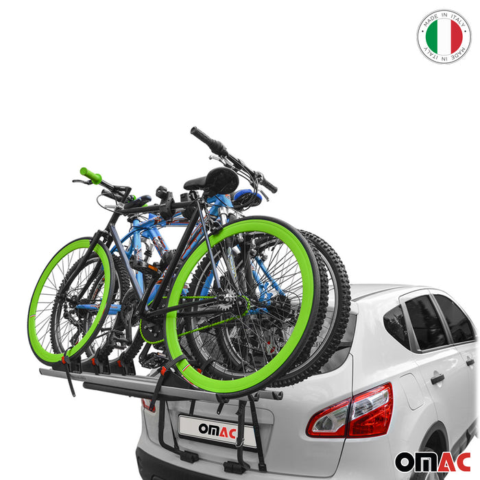 3 Bike Rack Rear Trunk Mount Folding Bicycle Carrier Holder Car SUV Aluminium