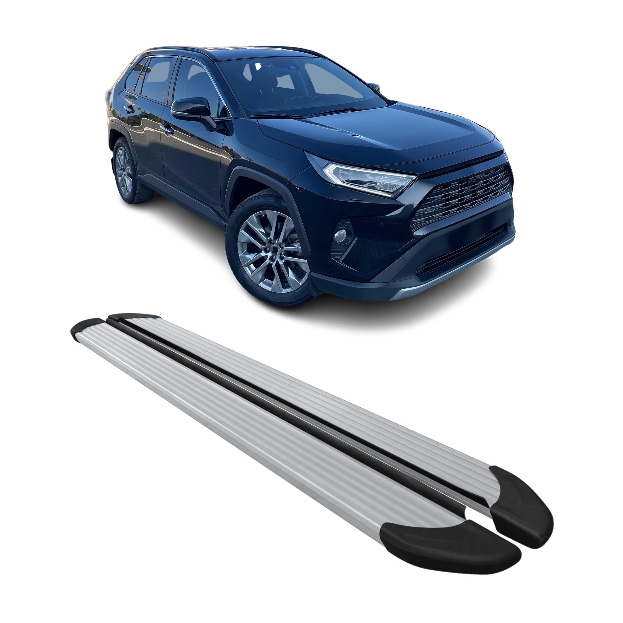 2019-2025 Toyota RAV4 Nerf Bar Side Step Running Boards Alu 2x