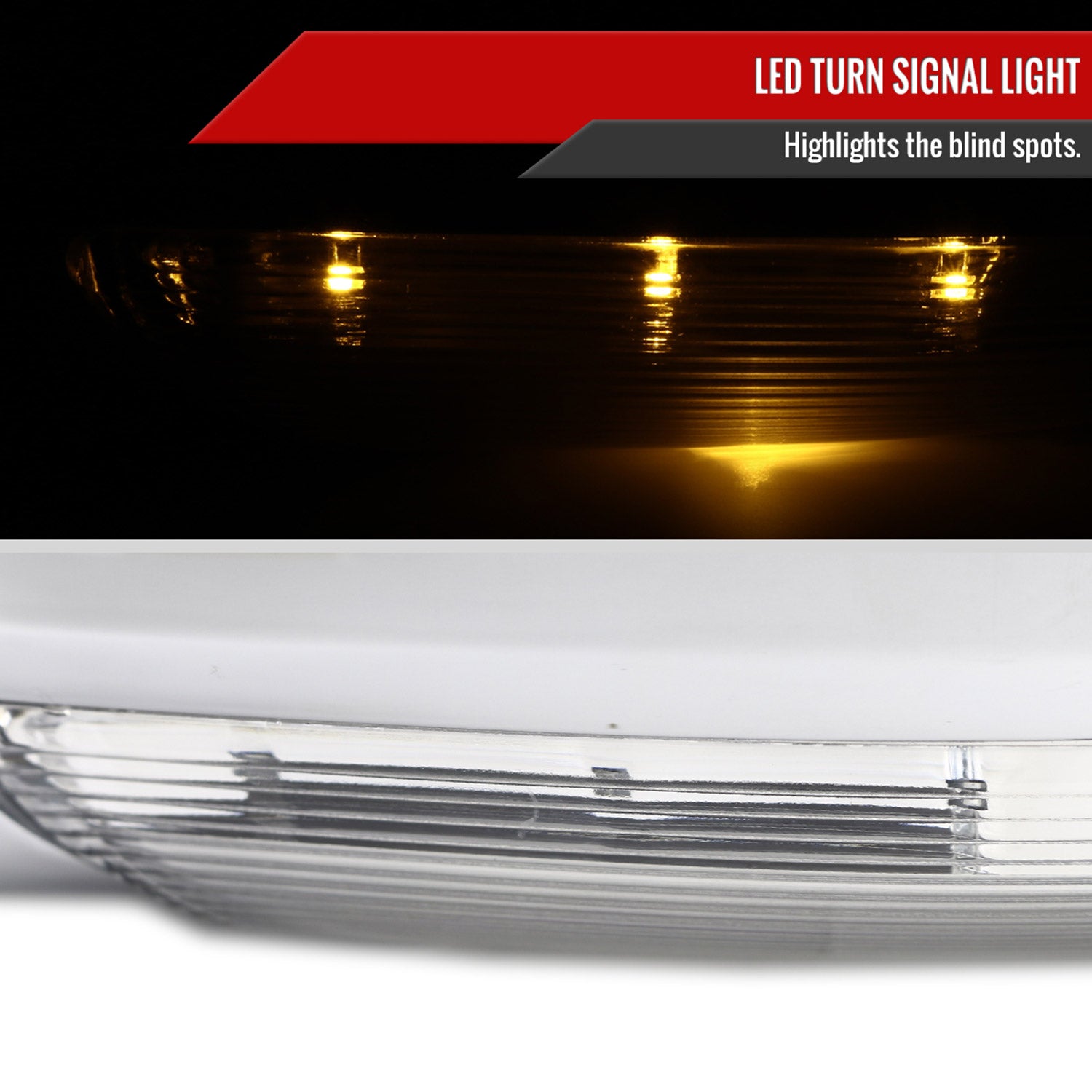 2013-2019 Dodge RAM Chrome Heated Side Mirror Turn Signal &Puddle Light Driver