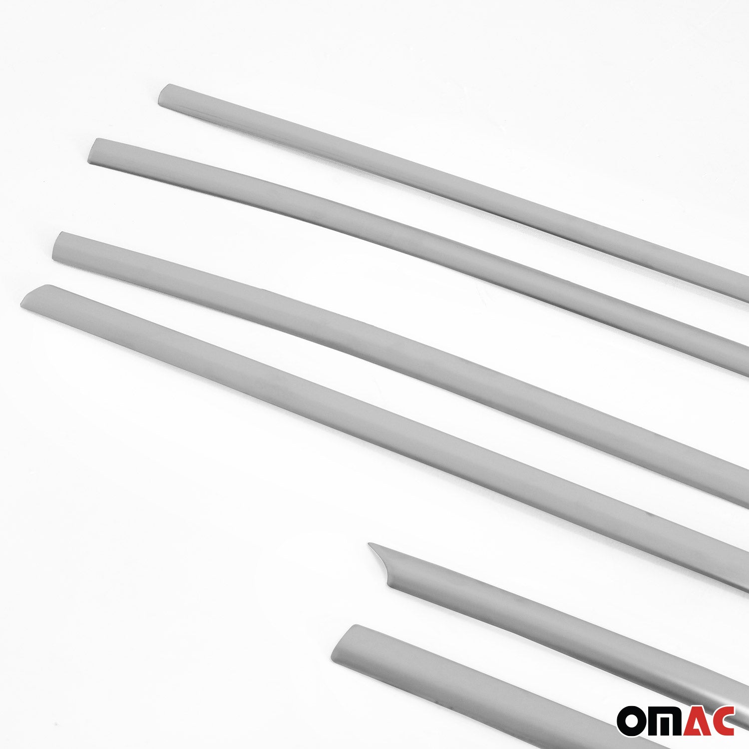 2022-2026 Hyundai Tucson Window Molding Trim Streamer Silver 6x Brushed