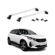 Roof Rack Luggage Carrier for Audi Q5 Sportback 2021-2025 Alu Silver Grey 2x
