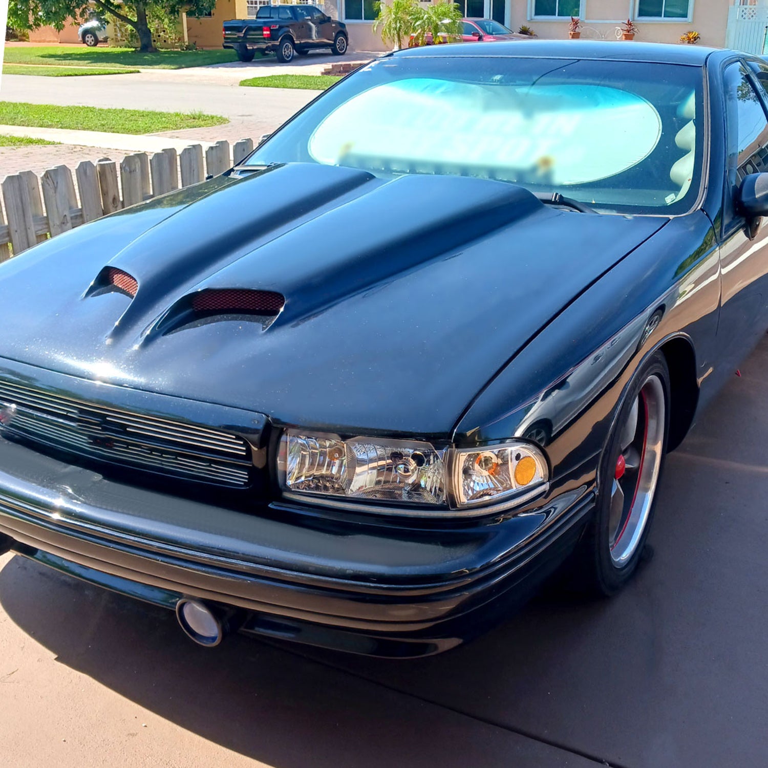 1991-1996 Chevy Caprice / Impala Factory Headlights Corner Signal Chrome