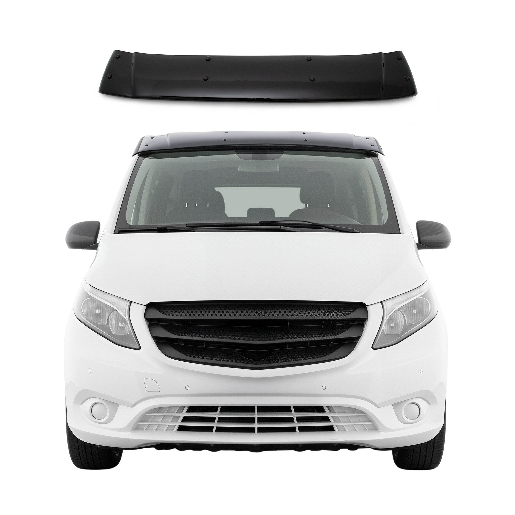 2016-2024 Mercedes Metris Front Windshield Sun Visor 1 Pc Smoke