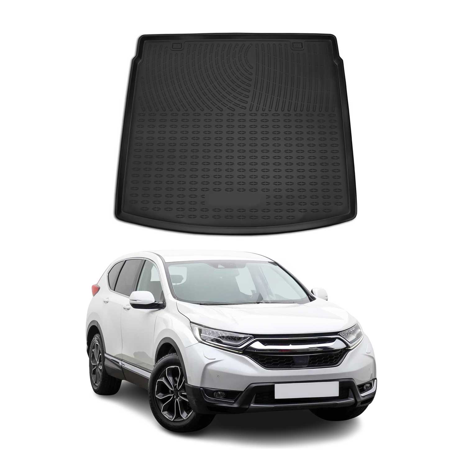 OMAC Cargo Mats Liner for Honda CR-V 2017-2022 Upper Waterproof TPE Black