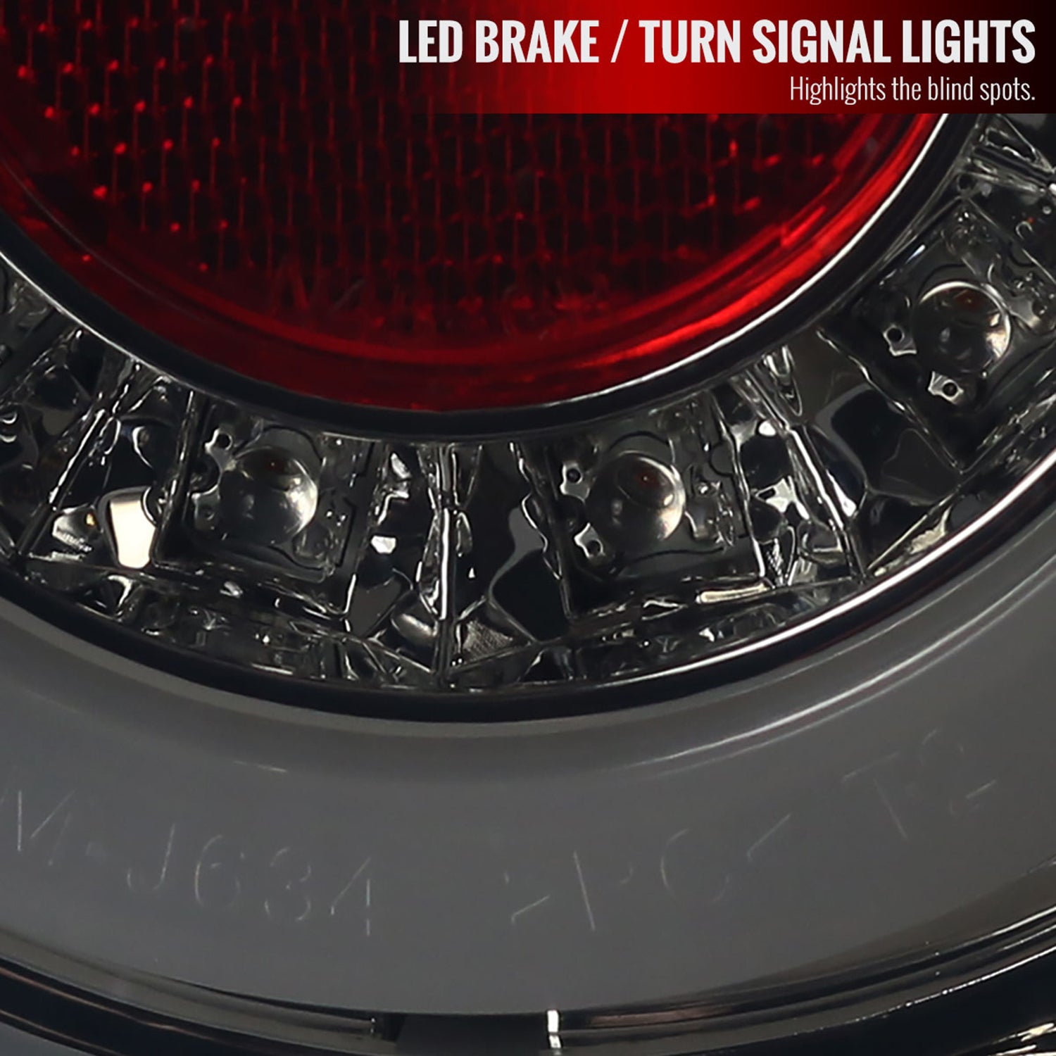 2006-2013 Chevy Impala/ 2014-2016 Impala Limited LED Tail Lights Chrome/Smoke