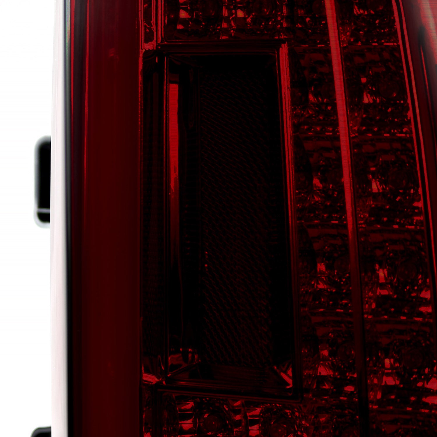 2015-2020 Chevy Tahoe/Suburban LS LT LTZ LED Tail Lights Chrome/Red Smoke