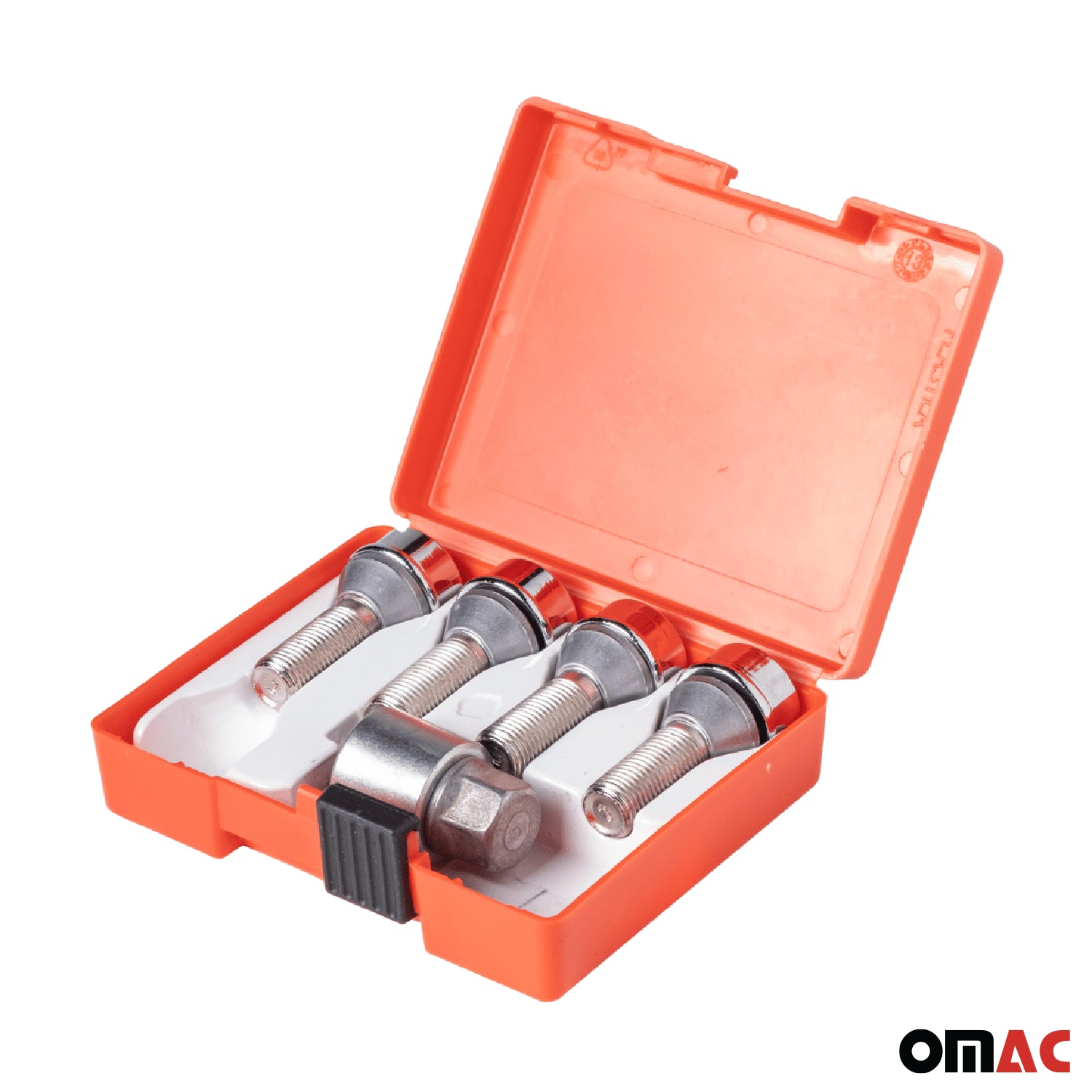 Wheel Lock Kit for Land Rover Range Rover Sport M14X1,5 Silver 4Locks & 1Key