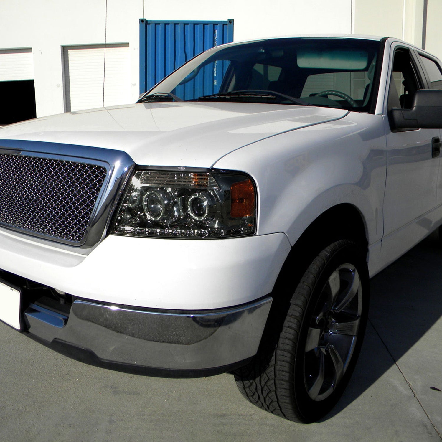 2004-2008 Ford F-150/ 06-2008 Lincoln Mark LT Dual Halo Headlights LED Light