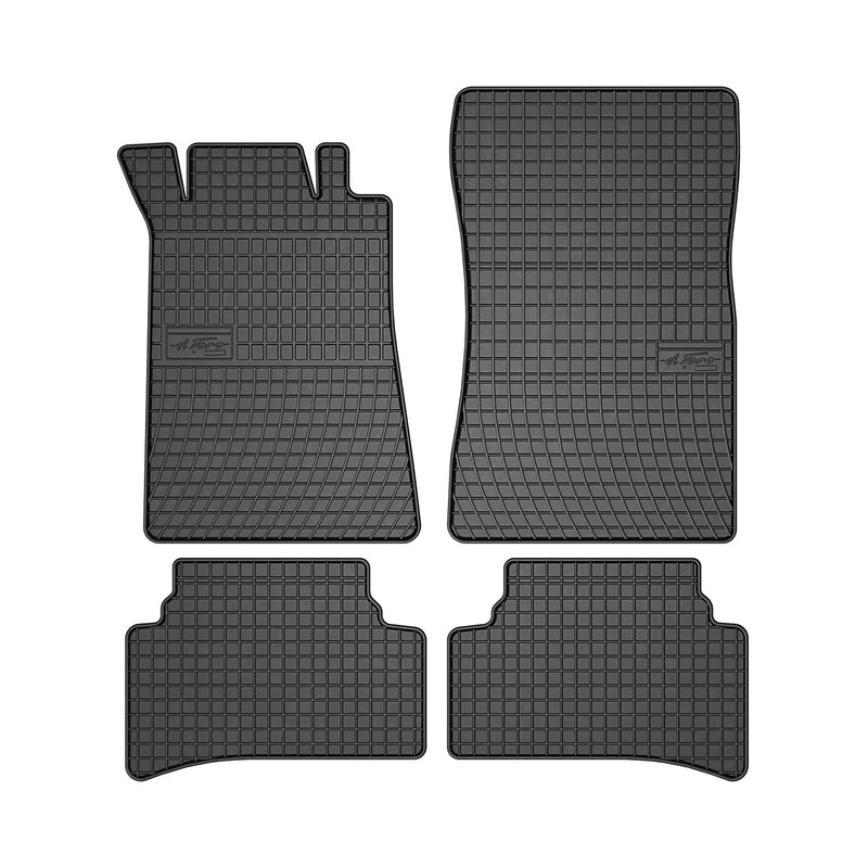 1995-2000 Mercedes C Class W202 Floor Mats Liners Full Set All Weather Rubber Black