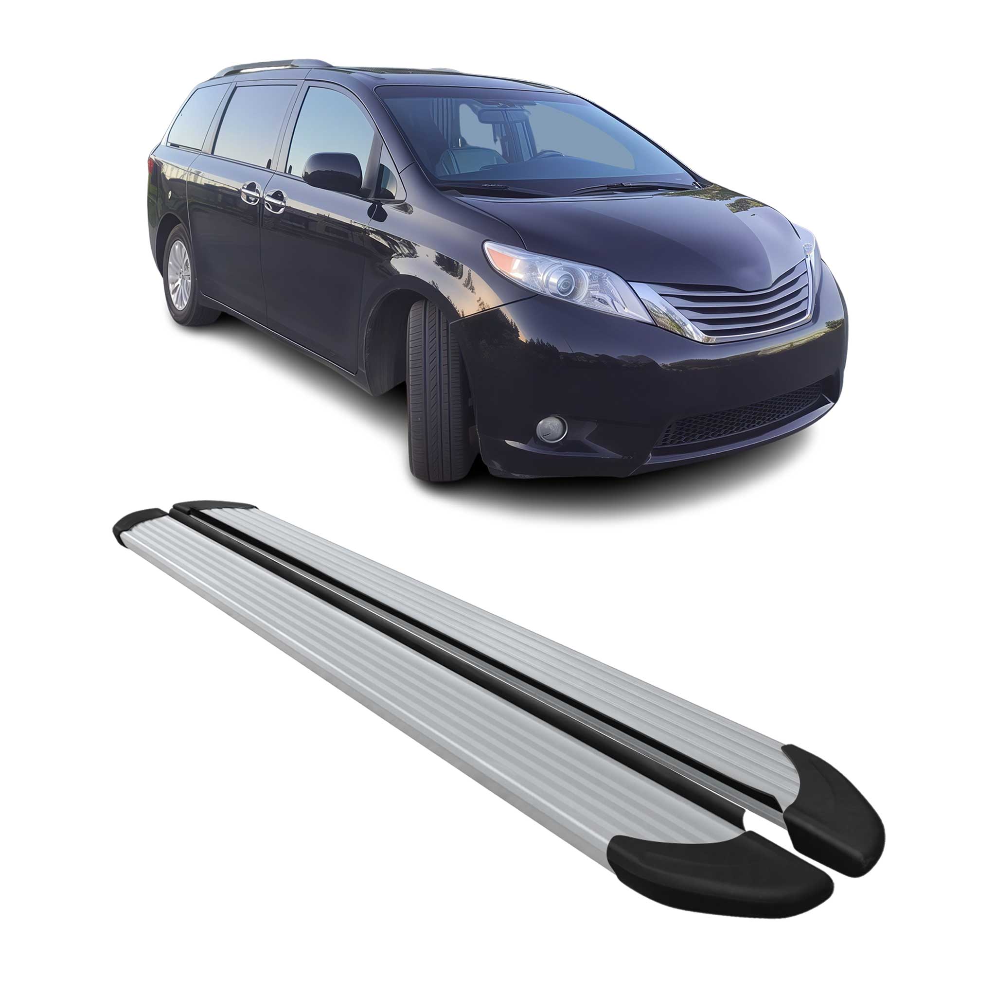 2011-2020 Toyota Sienna Nerf Bar Side Step Running Boards Alu 2x