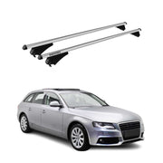 2006-2016 Audi A4 Allroad Roof Rack Cross Bars Silver