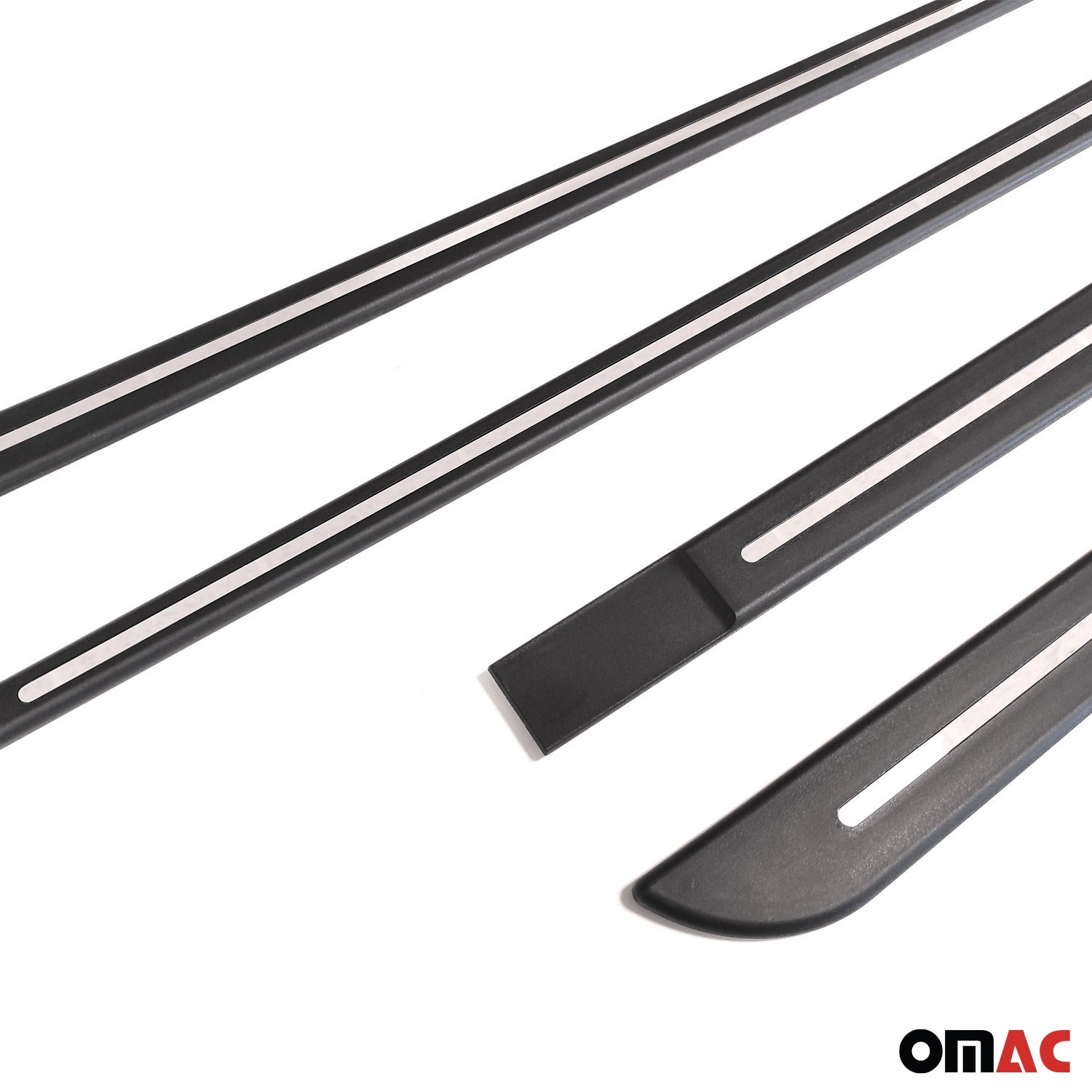 Toyota Side Door Molding Trim Skirt Garnish Stainless Steel Silver 4 Pcs