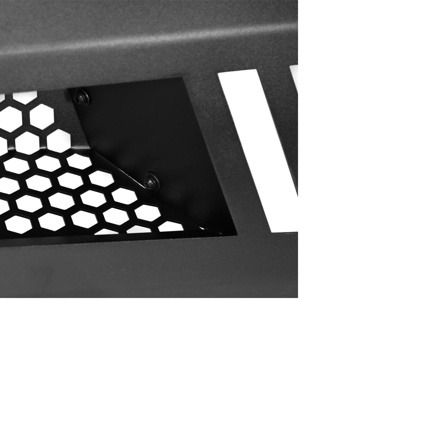 2011-2016 Ford F-150/F-250 Black Heavy Duty Steel Front Bumper LED Light Ports