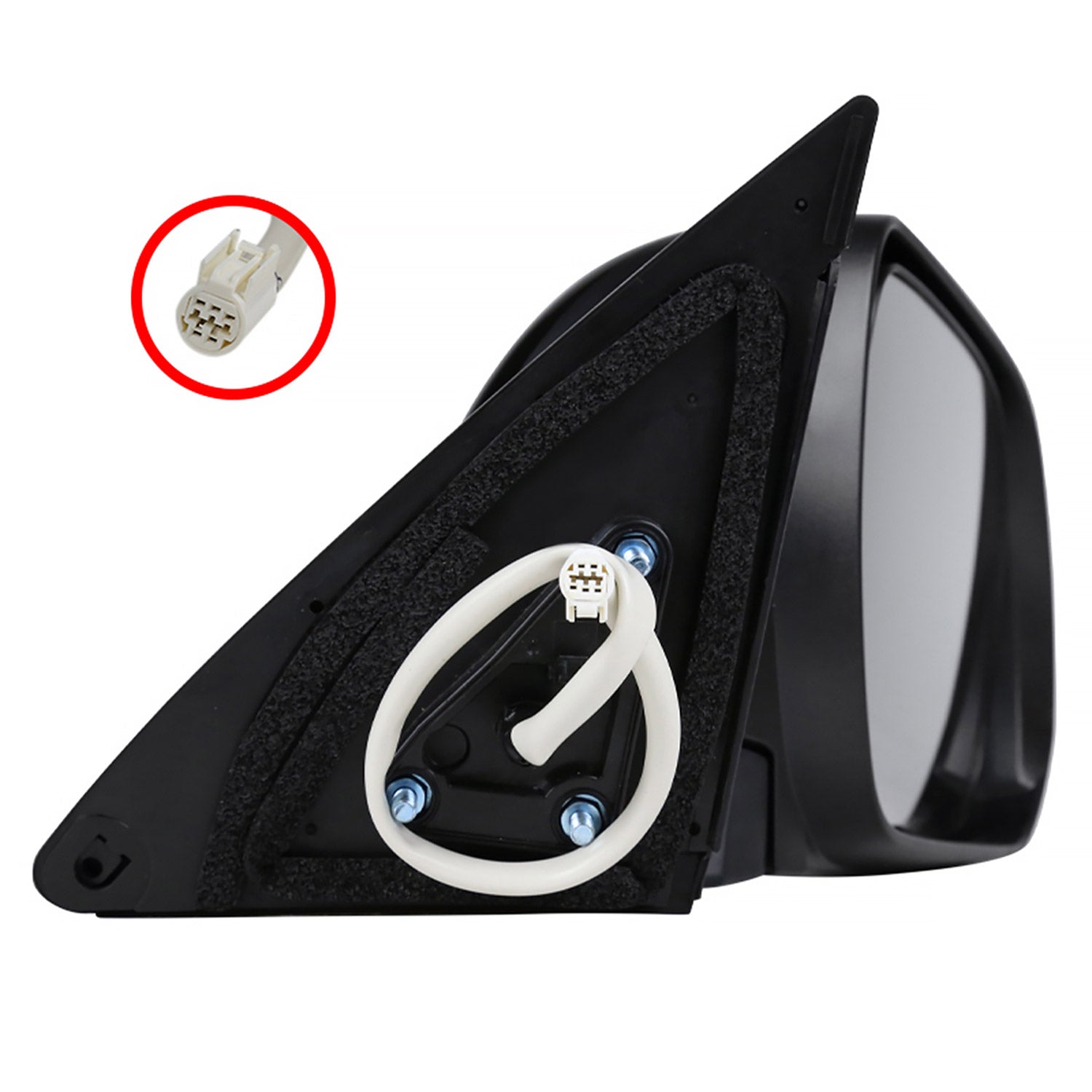 2008-2013 Toyota Highlander 5Pin Adjustable &Heated Side Mirror Passenger Side