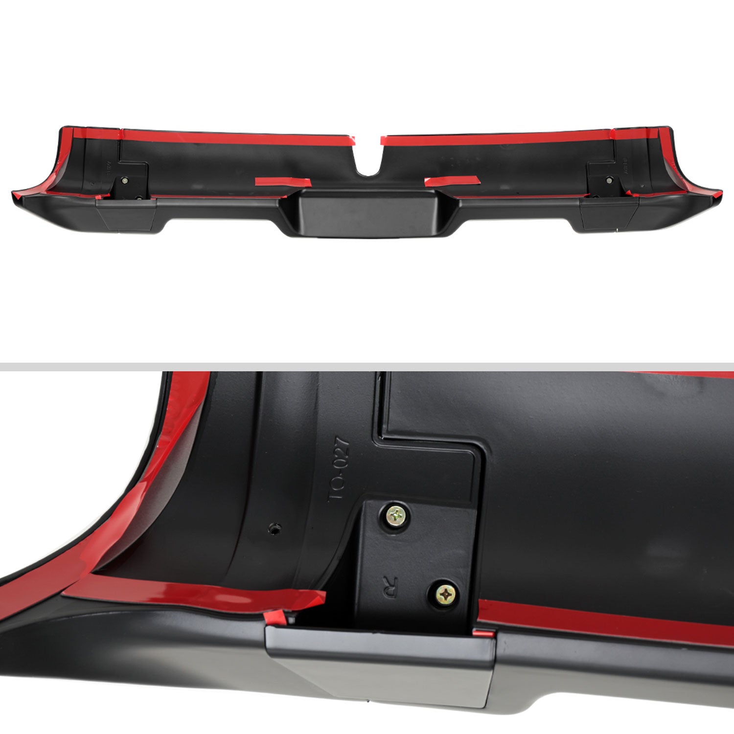 2016-2022 Toyota Tacoma Rear Roof Matte Black Truck Spoiler Wing Kit