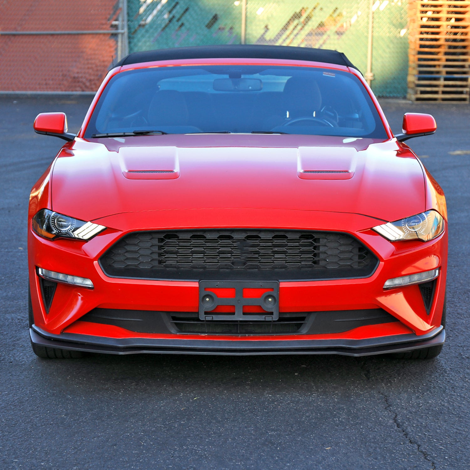 2018-2019 Ford Mustang GT/EcoBoost Polypropylene GT Style Bumper Lip