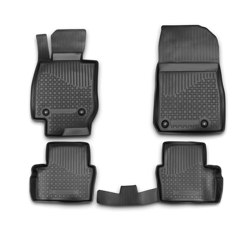 2016-2023 Mazda CX-3 Floor Mats Liners Full Set All Weather Black