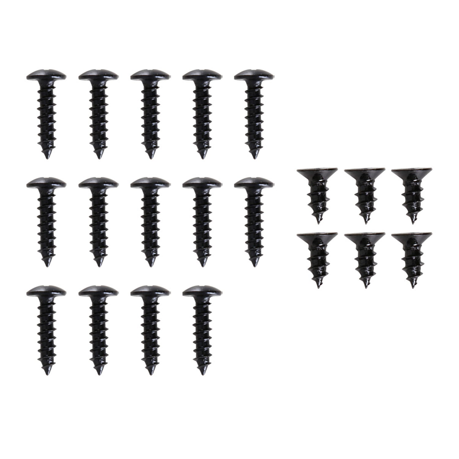 2019-2020 Mazda 3 Glossy Black Polypropylene 3Pcs Front Bumper Lip Set