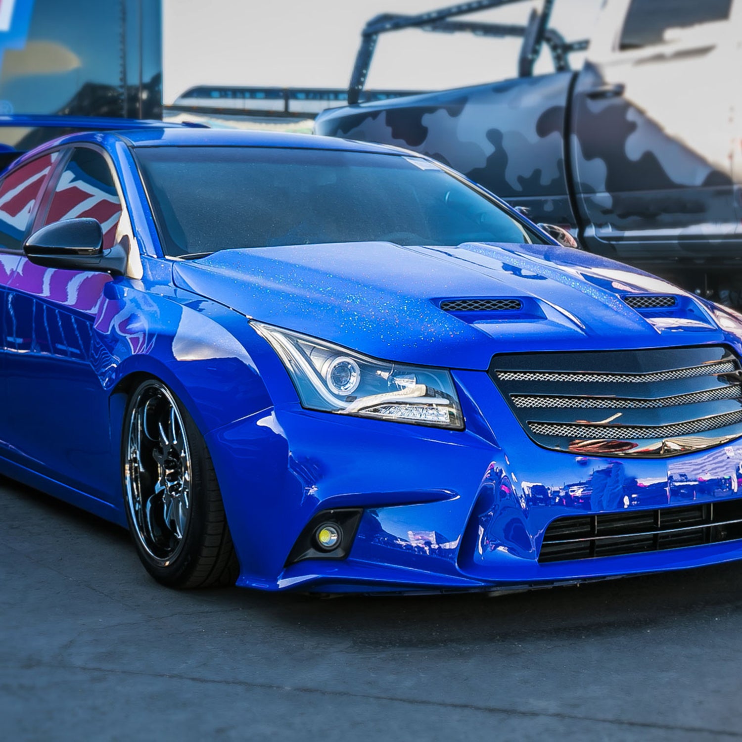 2011-2015 Chevy Cruze / 16 Cruze Limited Headlights LED Light & Signal Black