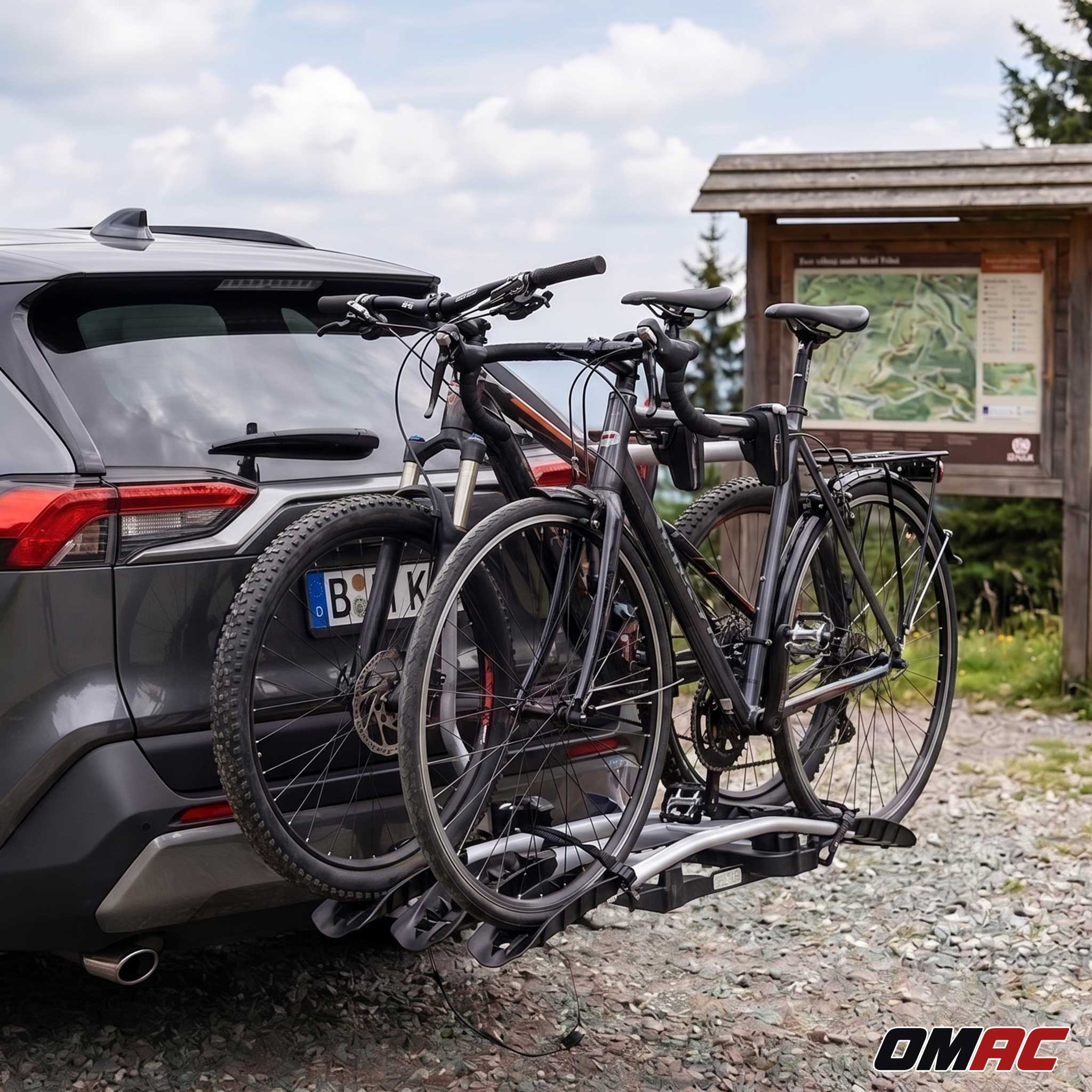 G3 Hitch Bike Rack 3 Bikes 112.4lb 2-Inch Receiver E-Bike/MTB