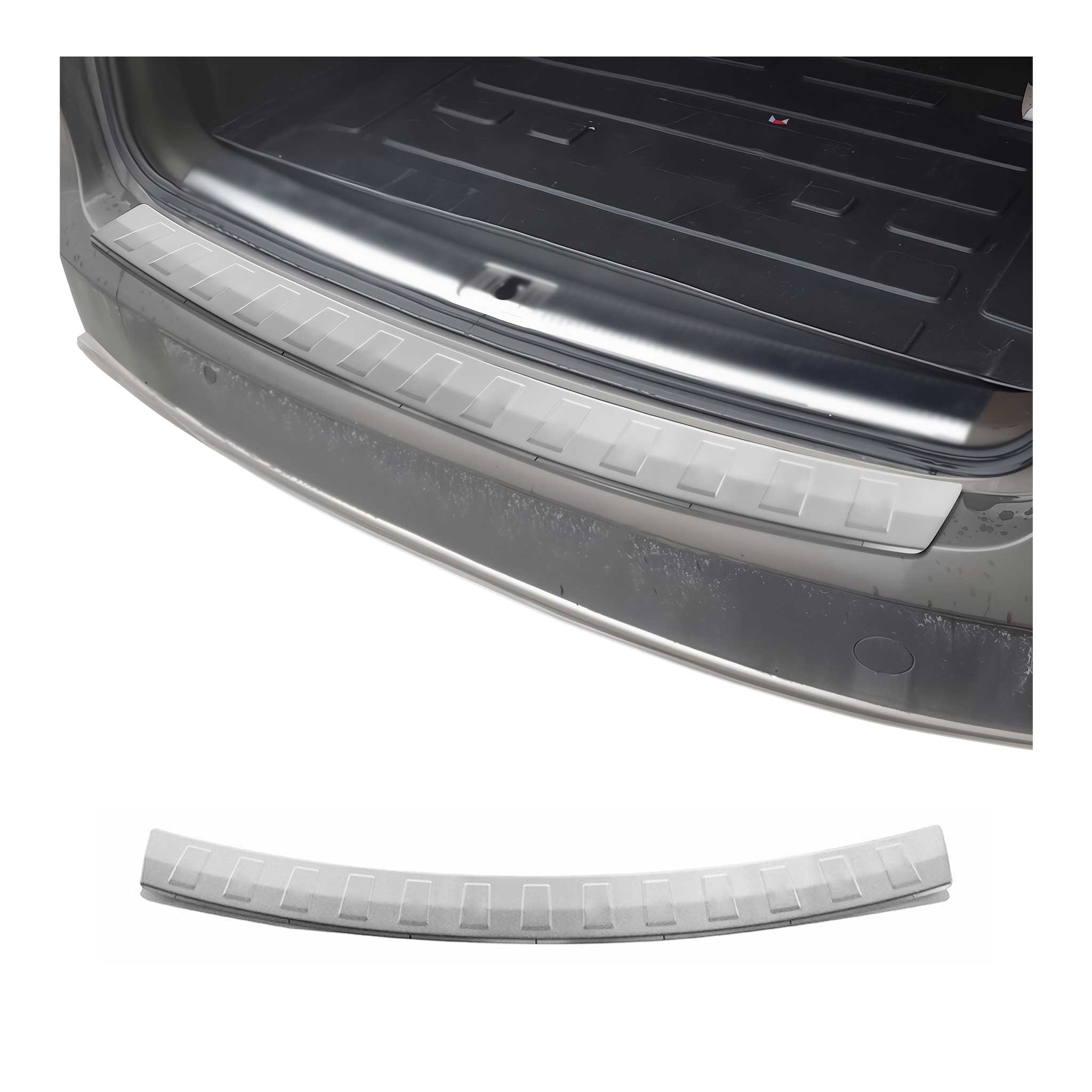2007-2015 Audi A4 Avant Rear Bumper Guard Stainless Steel Brushed