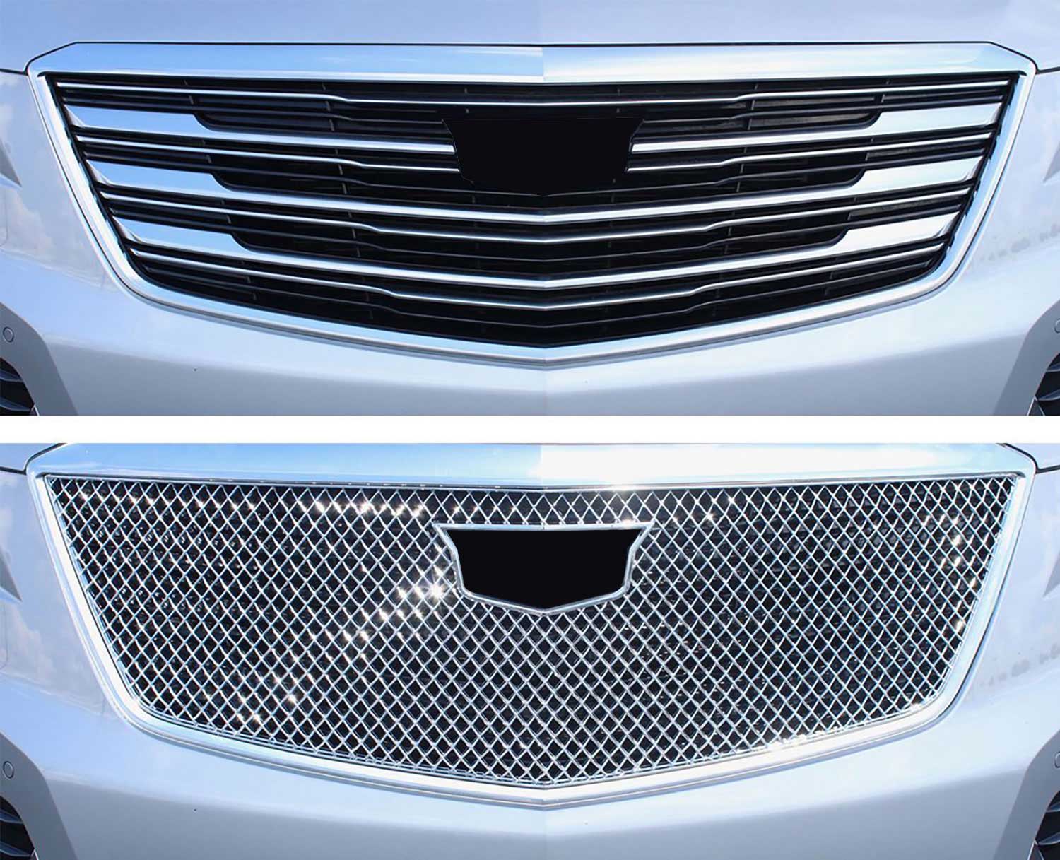 2017-2019 Cadillac XT5 Grille Overlay Chrome 1Pcs ABS Plastic