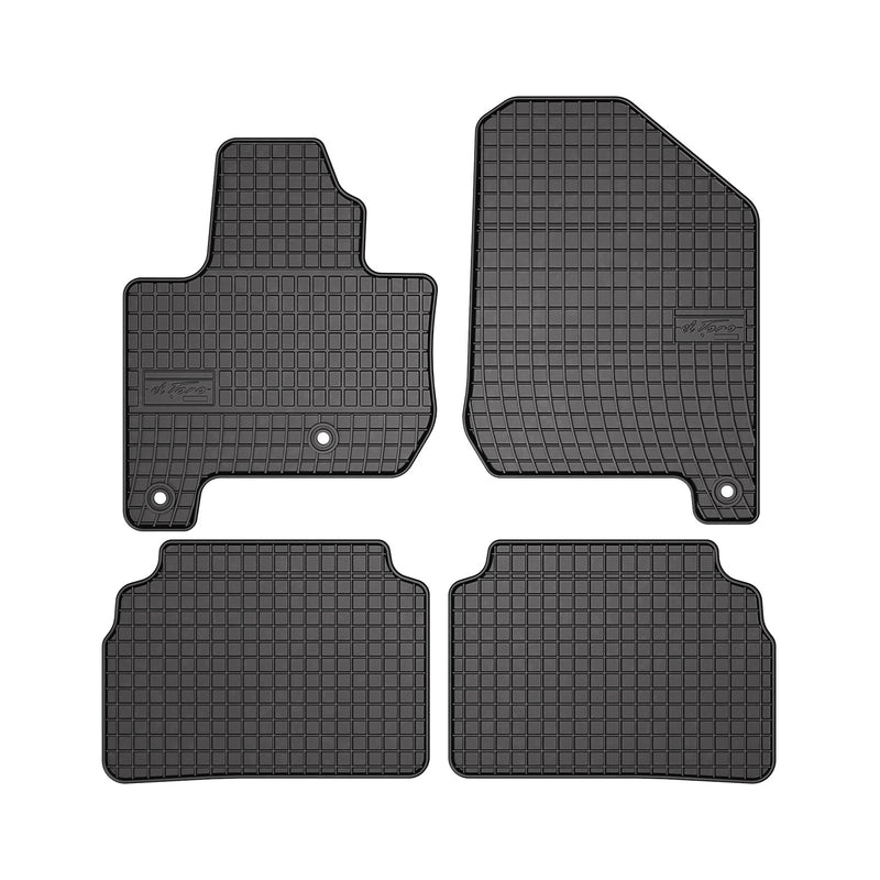 2015-2019 Kia Soul EV Floor Mats Liners Full Set All Weather Rubber Black