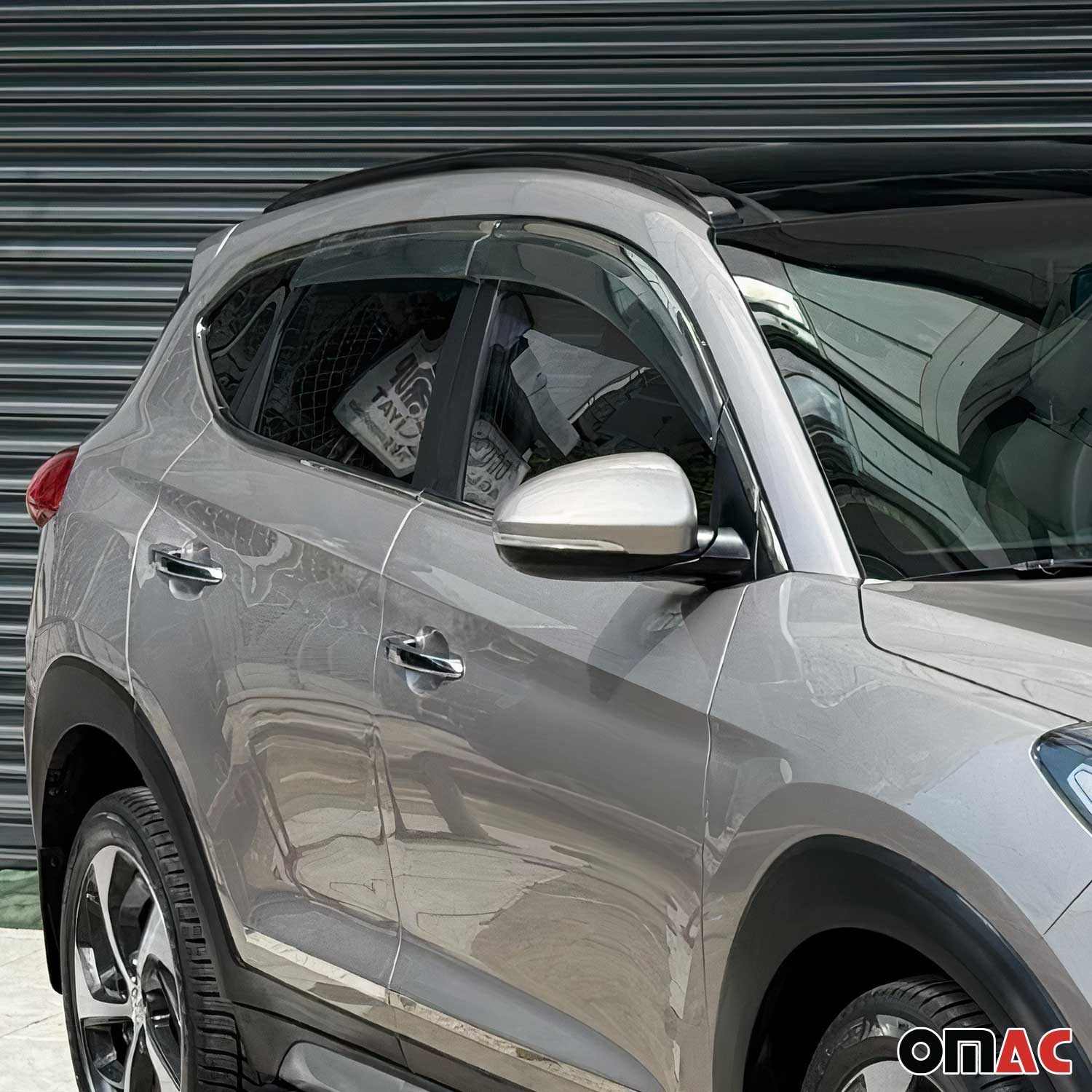 2016-2021 Hyundai Tucson Window Molding Trim Streamer Stainless Steel Dark 14 Pcs