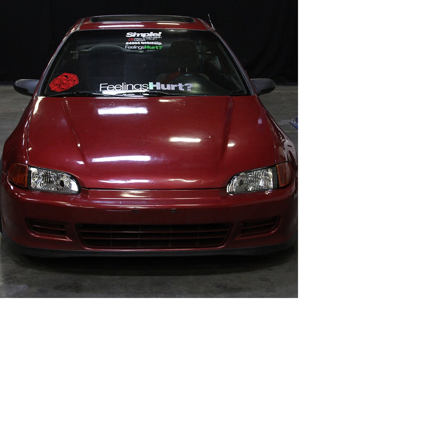 1992-1995 Honda Civic Factory Style Crystal Headlights Chrome/Clear Lens