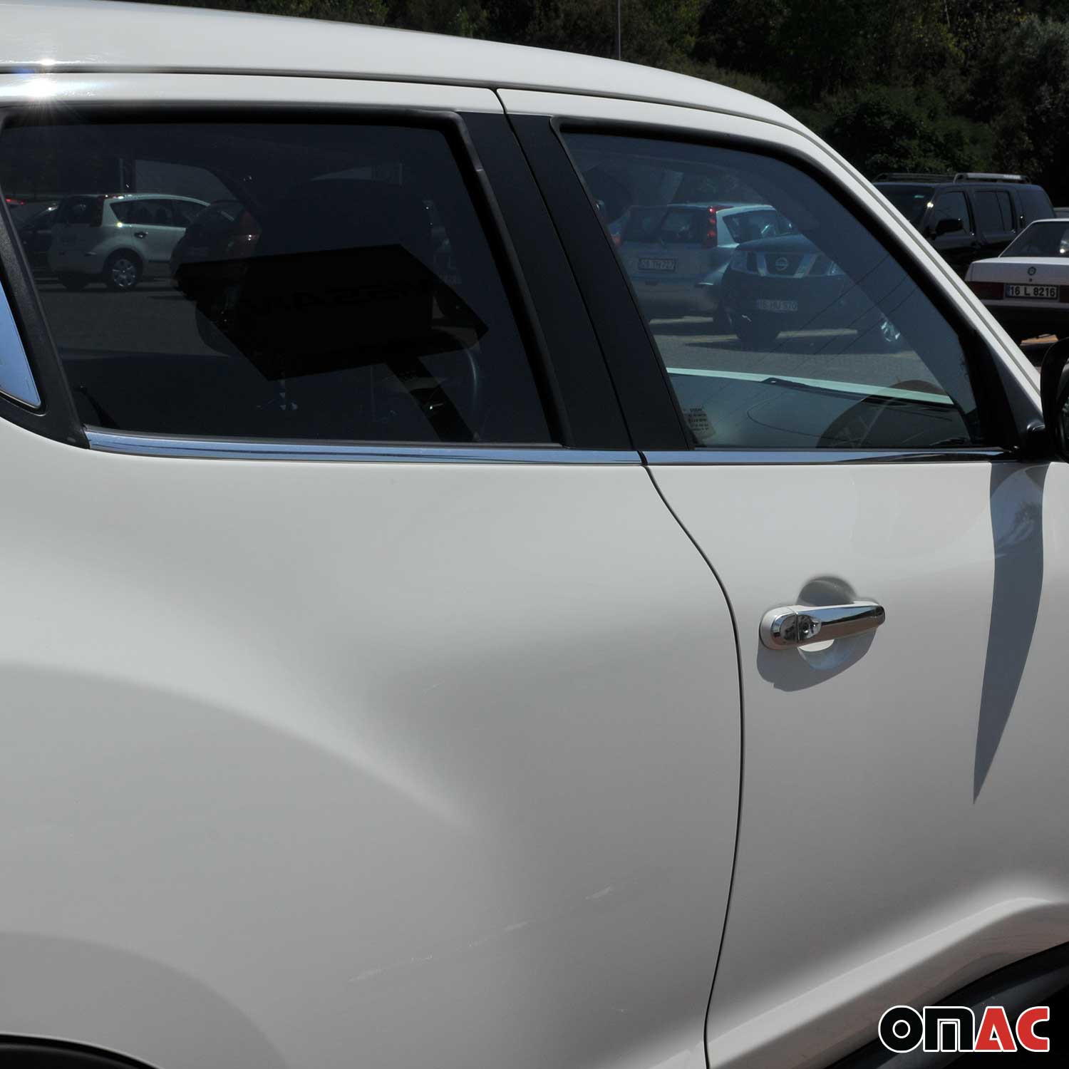 2011-2017 Nissan Juke Window Molding Trim Streamer Stainless Steel Silver 4 Pcs