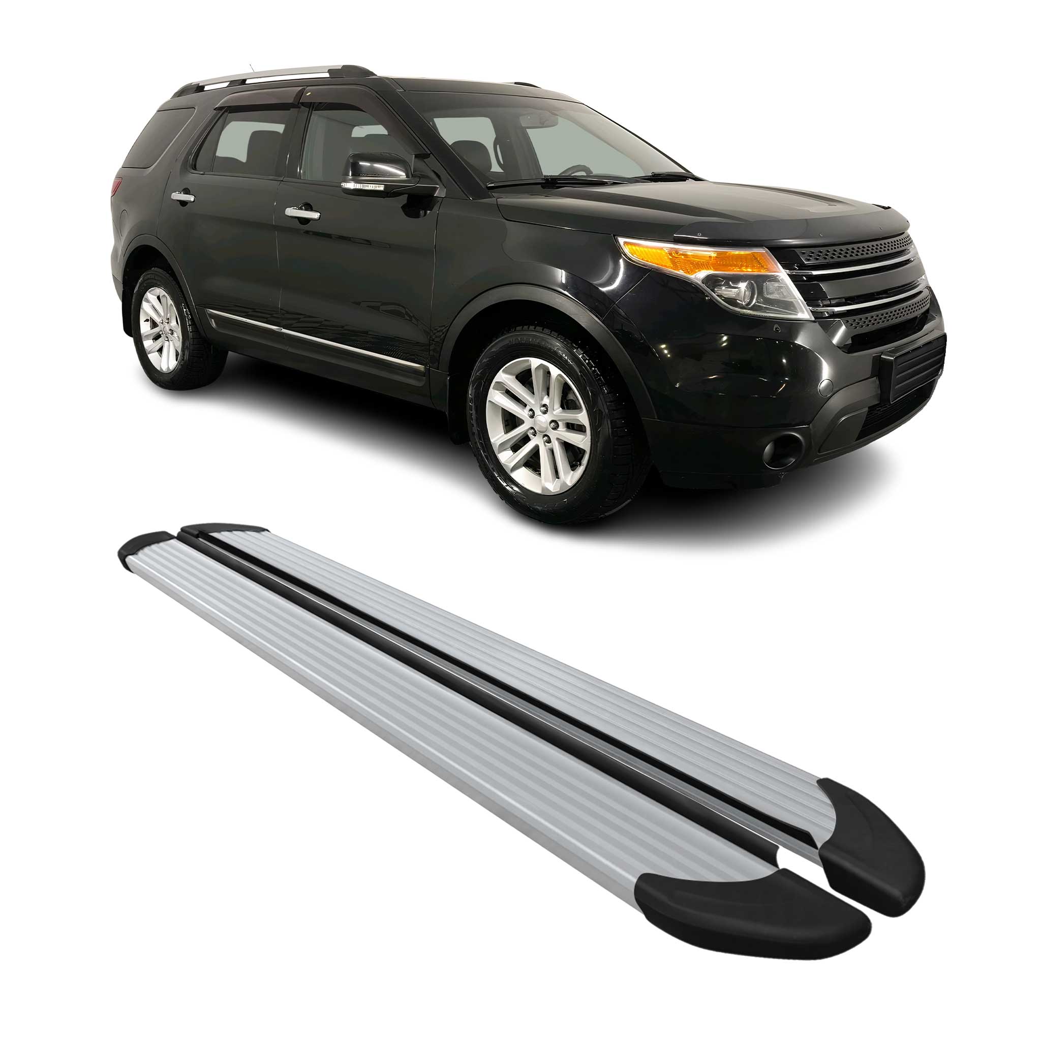2011-2019 Ford Explorer Nerf Bar Side Step Running Boards Alu 2x