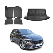 2018-2023 Hyundai Kona Floor Mats & Cargo Liner Full Set All Weather Black