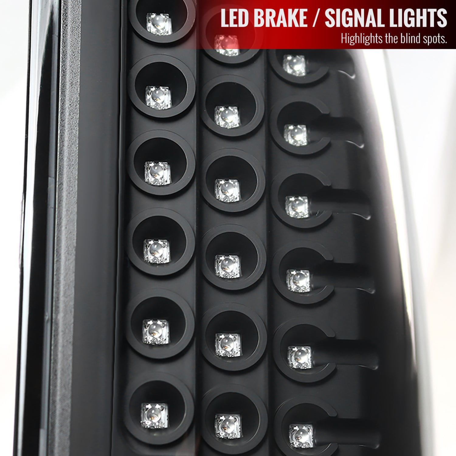 2002-2006 Dodge RAM V2 LED Tail Lights Matte Black Housing/Clear Lens