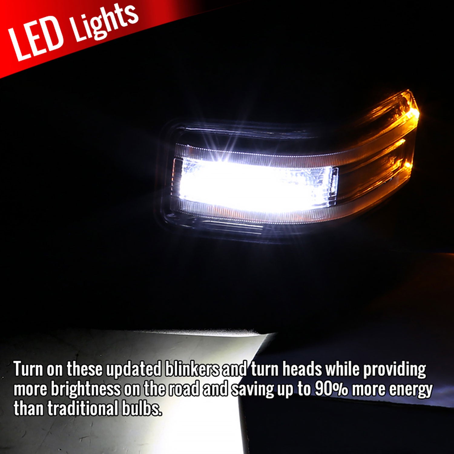 2015-2020 Ford F-150 Heated 8Pin/22Pin Chrome Towing Mirrors & Turn Signal