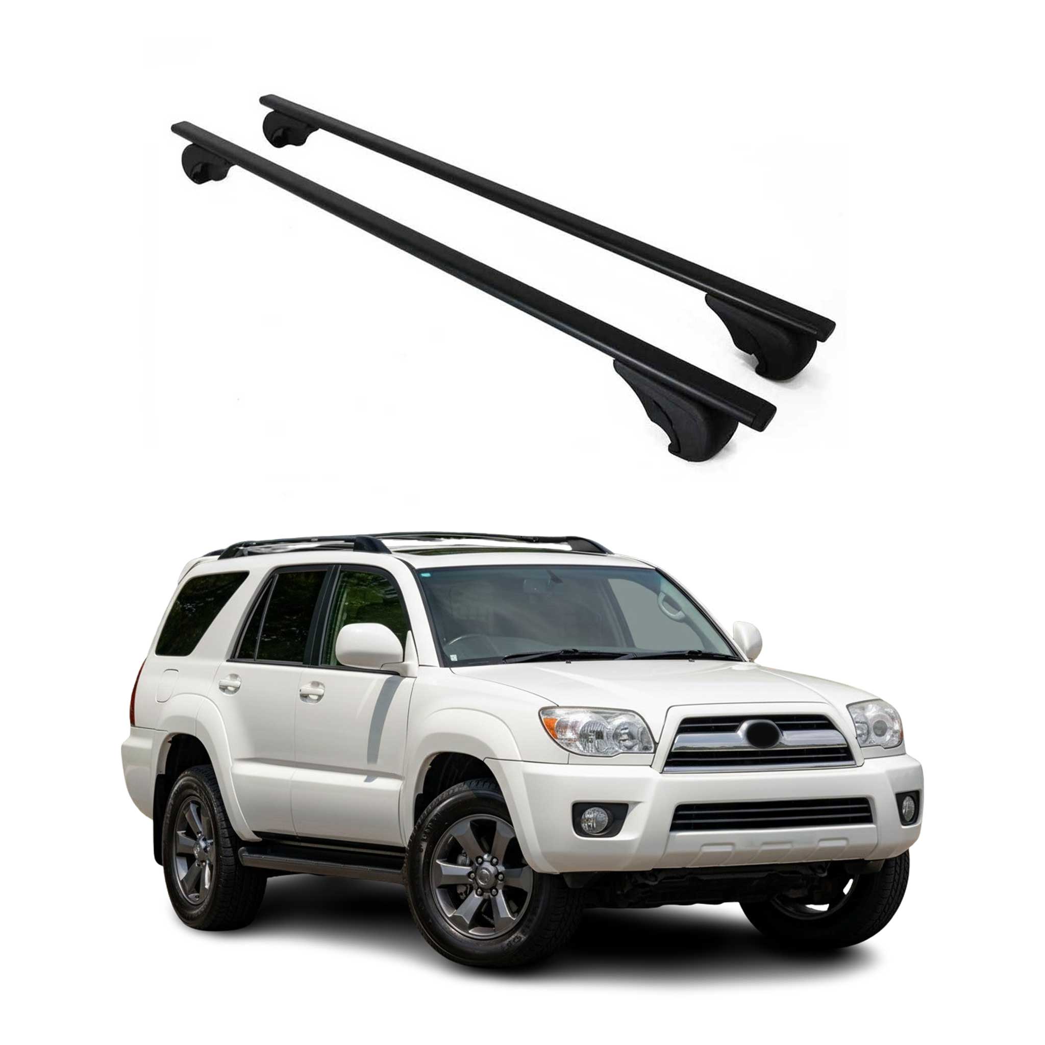 2006-2009 Toyota 4Runner Roof Rack Cross Bars Black