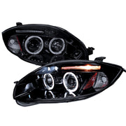 2006-2011 Mitsubishi Eclipse Dual Halo Projector Headlights Glossy Black/Smoke